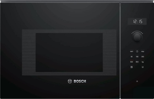 Микроволновая печь Bosch BFL524MB0 20л. 800Вт черный (встраиваемая) | код 1924316 | BOSCH