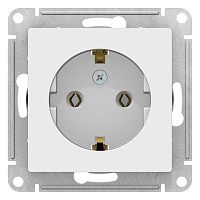Розетка AtlasDesign 16А с заземл. механизм лотос | код ATN001343 | Systeme Electric
