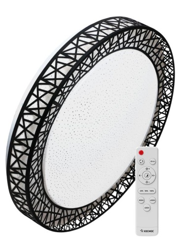 Светильник светодиодный PREMIUM Loft-B 55Вт 230В 3000-6500К 4400лм IP40 390х105мм настенно-потолочный управляемый с пультом ДУ КОСМОС KSLofB55W