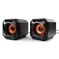 Акустич. система 2.0 Gembird SPK-405, пассивные излучатели, черный, 5 Вт, регулятор громкости, USB-питание | код SPK-405 | Gembird