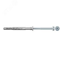 Дюбель фасадный с шурупом 10х140 SXRL FUS цилиндрический бортик, нейлон, шестигранная головка (50шт) | код 522723 | Fischer