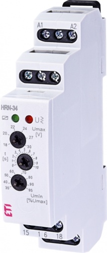 Реле контроля напряжения HRN-34 6-30V DC (1F, 1x16A_AC1) | код 002471400 | ETI