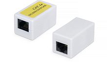 Cabeus CA-8P8C-C5e-WH Проходной адаптер (coupler), RJ-45(8P8C), категория 5e | код 7982c | Cabeus