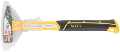 Молоток кованый, фиберглассовая усиленная ручка, Профи 300 гр. | код 44333 | FIT фото 3 Молоток кованый, фиберглассовая усиленная ручка, Профи 300 гр. | код 44333 | FIT фото 3