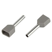 Наконечник-гильза с изолированным фланцем (упаковка 10 шт.) NO-225-12 (двойной) НШвИ(2) 0,75-10 | код Б0063303 | ЭРА