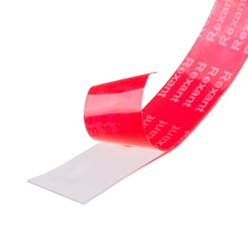 Лента клейкая двухсторонняя прозрачная на VHB акриловой основе 12ммх5м Rexant 09-6058 фото 3 Лента клейкая двухсторонняя прозрачная на VHB акриловой основе 12ммх5м Rexant 09-6058 фото 3