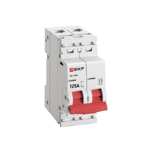 Выключатель нагрузки ВН-125N 2Р 125А PROXIMA EKF | код S1252125 | EKF фото 2