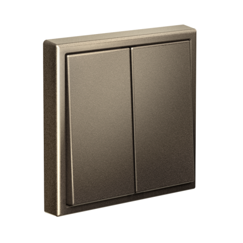 ARTGALLERY 2-клавишный ВЫКЛЮЧАТЕЛЬ КНОПОЧНЫЙ, 10АХ, механизм, быстрозажимные клеммы, МОККО | код GAL000617S | Systeme Electric фото 4