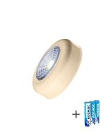 Фонарь-подсветка 1Вт COB LED 3xAAA (R03) корпус ABS-пластик беж. самокл. поверхность в комплекте двустор. скотч | код KOC306B | КОСМОС