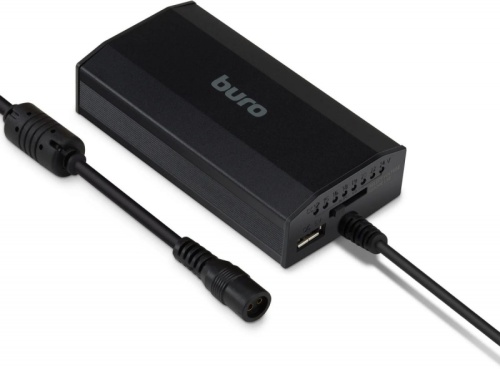 Блок питания Buro BUM-0031T65 ручной 65W 12V-24V 11-connectors 3.2A 1xUSB 0.6A от бытовой электросети/от прикуривателя | код 825355 | BURO