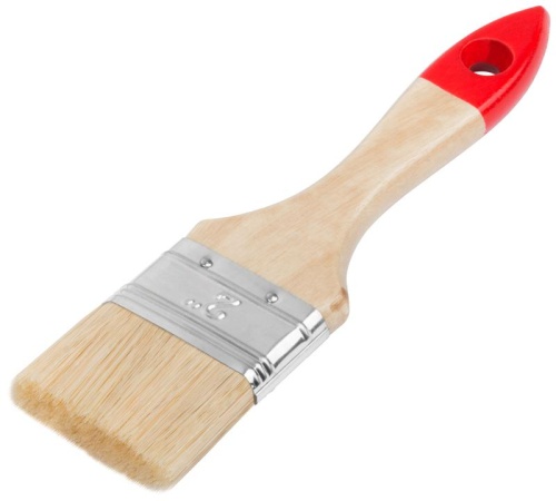 Кисть флейцевая "Стандарт" натур. светл. щетина дерев. ручка 2дюйм (50мм) FIT 01035 Кисть флейцевая "Стандарт" натур. светл. щетина дерев. ручка 2дюйм (50мм) FIT 01035