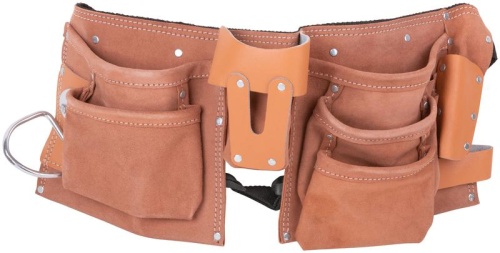 Пояс для инструмента, кожа, 10 отделения, 1 петля для инструмента | код 12523 | FIT фото 2