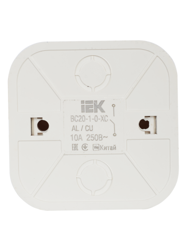 Выключатель 1-клавишный для открытой установки ВС20-1-0-ХС 10А GLORY сосна | код EVH10-K34-10 | IEK фото 2