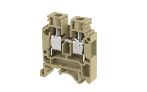 Клемма проходная винтовая 10 мм2, на 2 подключения, хаки KUT10N-KH | код 1105010006 | Elmex Клемма проходная винтовая 10 мм2, на 2 подключения, хаки KUT10N-KH | код 1105010006 | Elmex