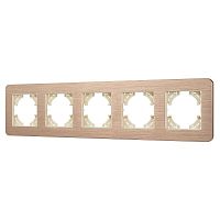 Рамка 5-м FRM-AKIRY-AL-5-GD алюм. Arlight 049736