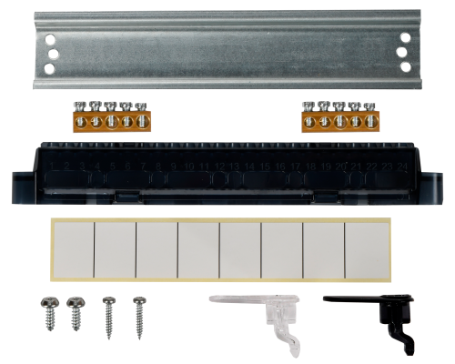 UNION Compact Корпус пластиковый ЩРВ-П-8 IP41 черная прозрачная дверь IEK | код UIC-KP12-V-08-41-K01 | IEK фото 2