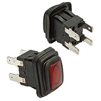 Клавишный переключатель RUICHI SB146, IP65, ON-OFF, 13х19 мм | код 100388 | Ruichi