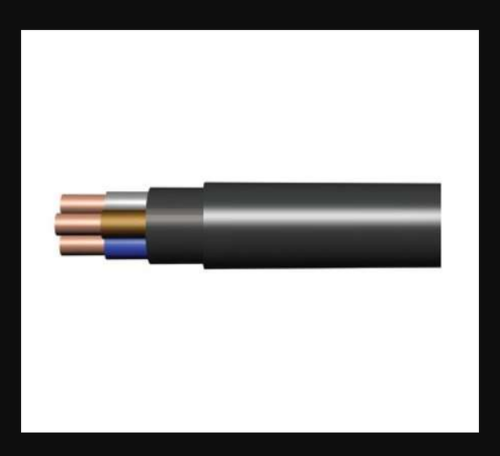 Кабель силовой ППГнг(А)-HF 4х10ок(N)-0.66 однопроволочный черный (барабан) | код 0871400001 | Алюр