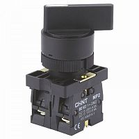 Переключатель NP2-EJ25, 2 положения с фиксацией, 1НЗ +1НО IP40 (R)(CHINT) | код 574112 | CHINT