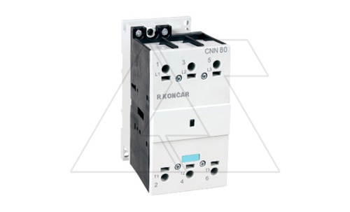 Контактор CNN 80 00 220/230V 50Hz, 3P, 80A/(95A по AC-1), 37kW(400VAC), 220/230VAC | код EAC605150 | Rade Koncar