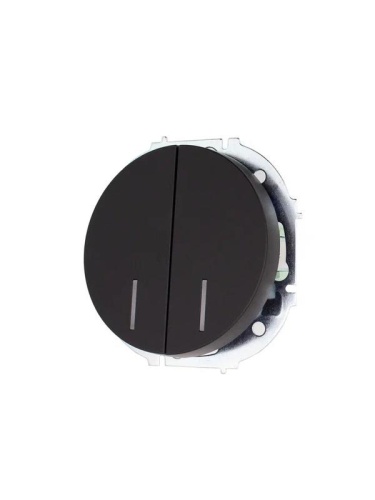 Выключатель 2-кл. СП OSEN 10А IP20 с подсветкой механизм черн. бархат LEZARD 743-4288-112 Выключатель 2-кл. СП OSEN 10А IP20 с подсветкой механизм черн. бархат LEZARD 743-4288-112