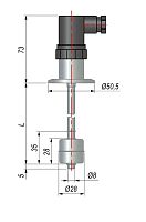 Датчик уровня поплавковый ПДУ-2Н.1.50.CL40 | код 140978 | ОВЕН