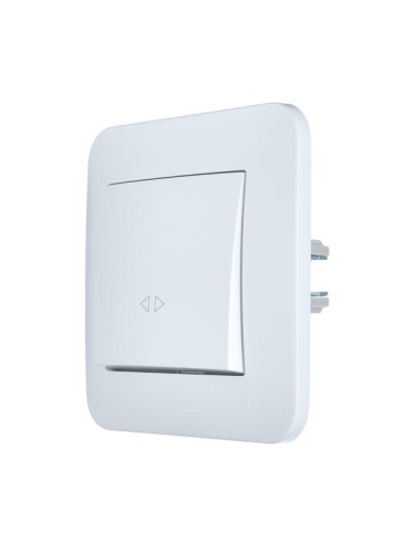 Выключатель промежуточный 1-кл.СП ASTI 10А IP20 в сборе бел. LEZARD 7081-0202-107 фото 3