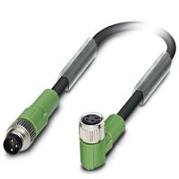Кабель для датчика / исполнительного элемента SAC-3P-M 8MS/ 5,0-PUR/4P-M 8FR | код 1501427 | PHOENIX CONTACT