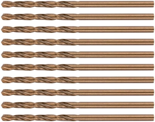 Сверла по металлу HSS с добавкой кобальта 5% Профи 2.5 мм (10 шт) | код 33925 | FIT фото 5 Сверла по металлу HSS с добавкой кобальта 5% Профи 2.5 мм (10 шт) | код 33925 | FIT фото 5