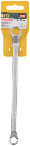 Ключ накидной ''Хард'', хромированное покрытие 10х12 мм | код 63612 | FIT фото 3 Ключ накидной ''Хард'', хромированное покрытие 10х12 мм | код 63612 | FIT фото 3