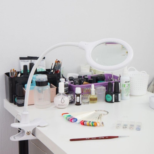 Лупа настольная 3D 30LED, подставка+прищепка | код 31-0247 | REXANT фото 3 Лупа настольная 3D 30LED, подставка+прищепка | код 31-0247 | REXANT фото 3