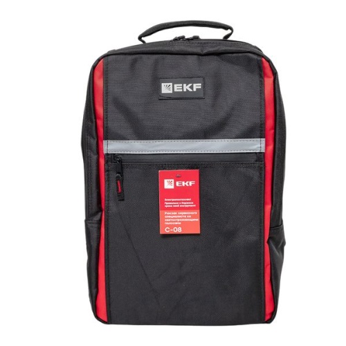 Рюкзак сервисного специалиста со светоотражающими полосами С-08 Professional | код C-08 | EKF фото 4 Рюкзак сервисного специалиста со светоотражающими полосами С-08 Professional | код C-08 | EKF фото 4