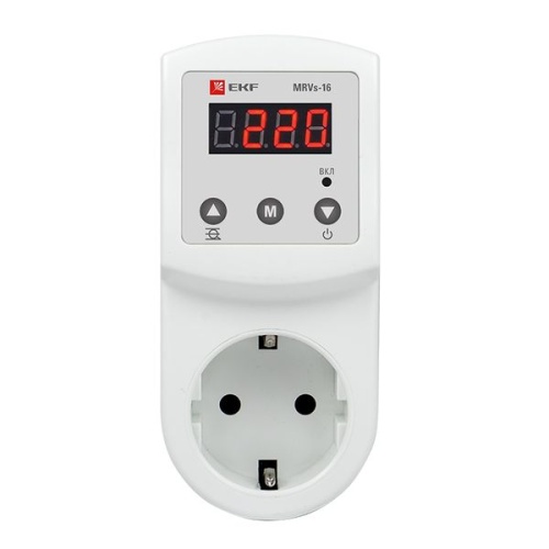 Цифровое розеточное реле напряжения MRVs-16 PROxima | код MRVs-16 | EKF фото 3