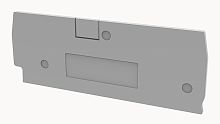 D-DS1.5-QU-01P-11-00Z(H) Крышка торцевая серая для клемм DS1.5-QU | код 11060000233 | DEGSON