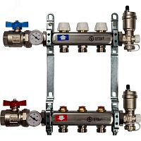 Коллектор из нержавеющей стали в сборе без расходомеров 3 вых. | код SMS 0912 000003 | STOUT