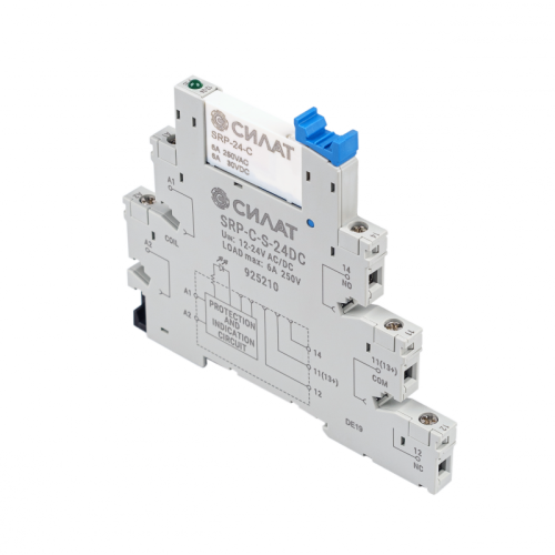 925210 Релейный модуль 12-24V AC/DC винт.зажим, шт | код 925210 | SILAT