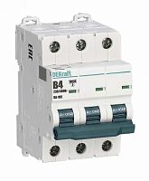 Выключатель автоматический3P 4A х-ка B ВА-105 10кА | код 13126DEK | Dekraft