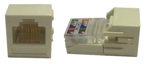Разъем сетевой RJ 45 сл. кость | код 4109648 | SIMON