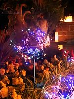 Светильник светодиодный 90LED мультиколор уличный на солнечн. батарее на медной проволоке аккум. AA NI-MH 600мА.ч | код KOC_SOL366 | КОСМОС