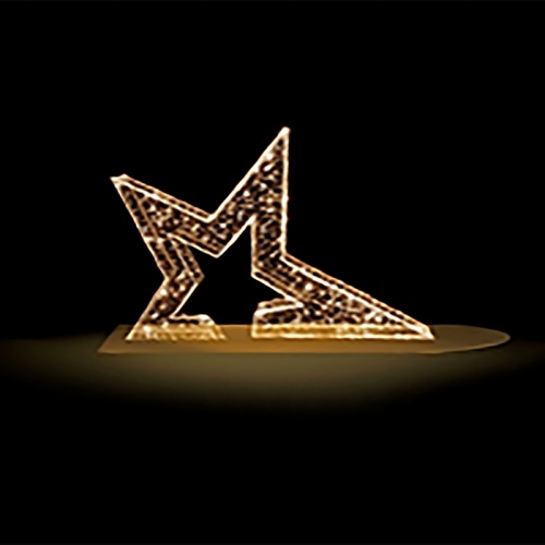 Декоративная 3D фигура Звезда 150см | код 501-523 | NEON-NIGHT