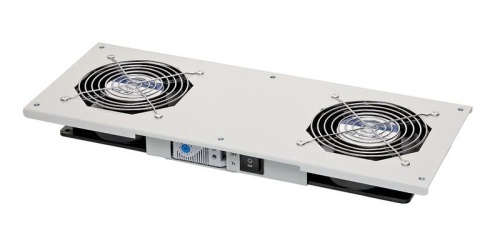 Модуль вентиляторный потолочный, 2 вентилятора, термореле, 3 положения, серый | код 60A-90-10-30GY | Eurolan Модуль вентиляторный потолочный, 2 вентилятора, термореле, 3 положения, серый | код 60A-90-10-30GY | Eurolan