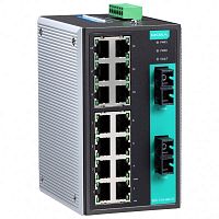 Коммутатор EDS-316-SS-SC-80 Ethernet Switch 14 10/100BaseT(X) ports, 2 single mode SC ,100Base, 80Km | код 00-06033348 | MOXA