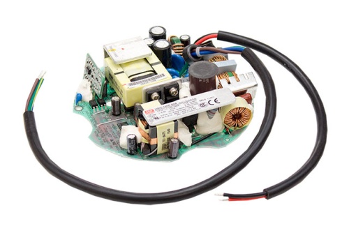 Источник питания AC-DC, 156Вт, вход 90…305В AC, 47…63Гц/127…431В DC, ККМ, выход 60В/2.6А, подстройка тока 1.6...2.6А, изоляция 3750В AC, в кожухе O124.6х34 мм, -40…+45С | код HBG-160P-60A | MeanWell