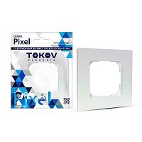 Рамка 1-м Pixel перламутр. | код TKE-PX-RM1-C04 | TOKOV ELECTRIC