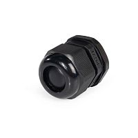 Ввод кабельный пластиковый PG 21 (13-18 мм) черн. (уп.50шт) | код 88645 | Fortisflex