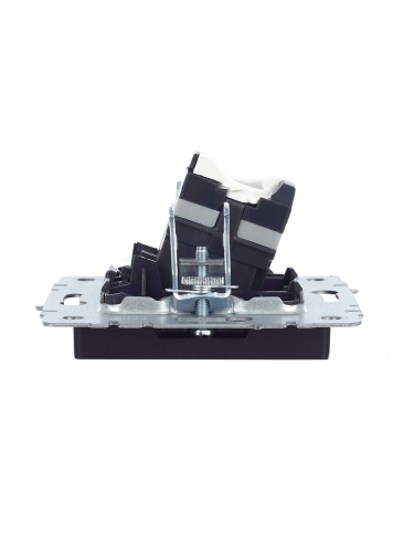 BRITE Розетка компьютерная RJ45 кат.5E РК10-БрЧ черный | код BR-K10-1-K02 | IEK фото 7