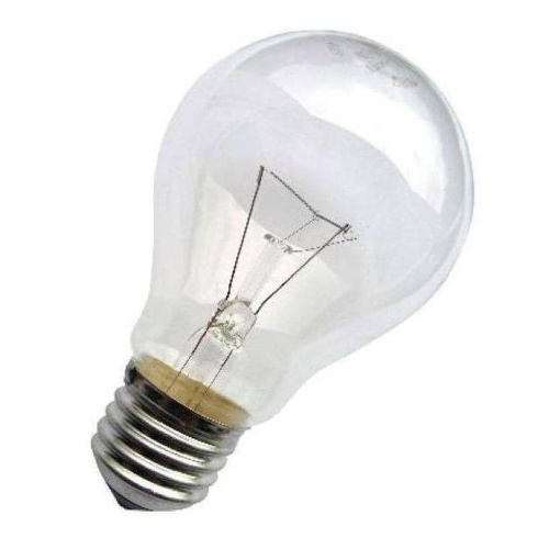 Лампа накаливания ЛОН 75вт Б-230-75-4 Е27 (колба А50) | код 304306300 | ЛИСМА