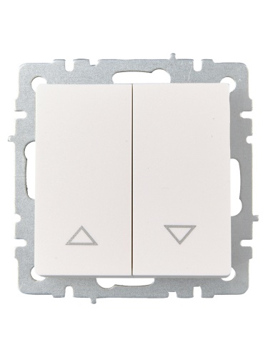 BRITE Выключатель жалюзи 10А ВС10-1-5-БрЖ жемчуг | код BR-V15-0-10-K36 | IEK фото 4