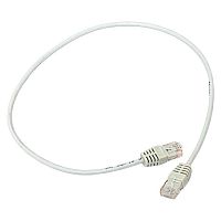 Патч-корд кат.5E UTP неэкранир. PVC 1Гбит/с 0.5м сер. TERACOM | код TRC-5EUTP-PVC-05M-GY | EKF