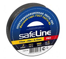 Изолента Safeline 19/25 черный | код 9372 | SafeLine